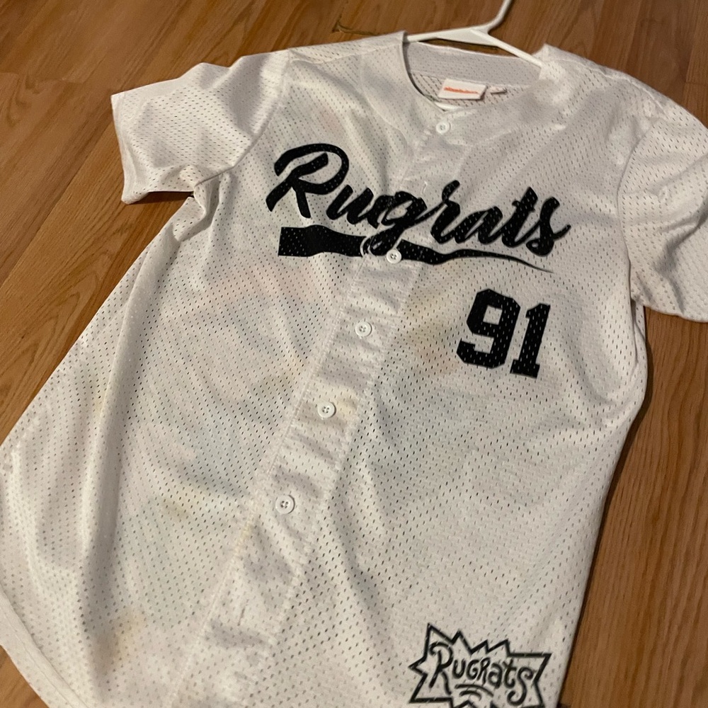 Nickelodeon Rugrats White and Navy Jersey Shirt